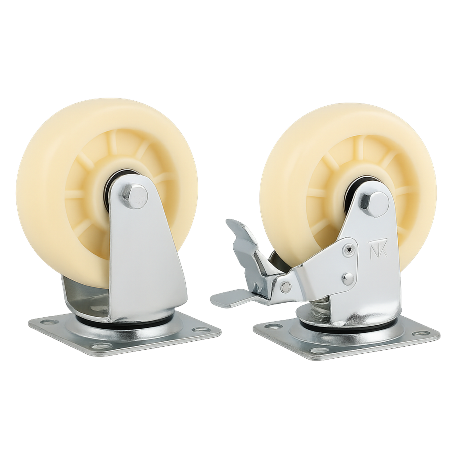 4" Nylon Wheel with bracket