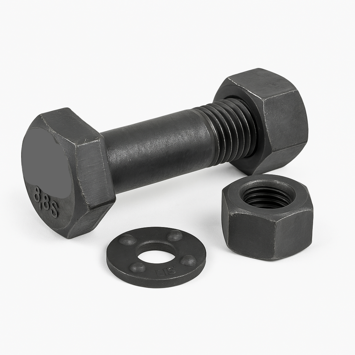 IBF HSFG 8.8S Bolt set M22x120 (Bolt set includes one nut and one DTI washer)