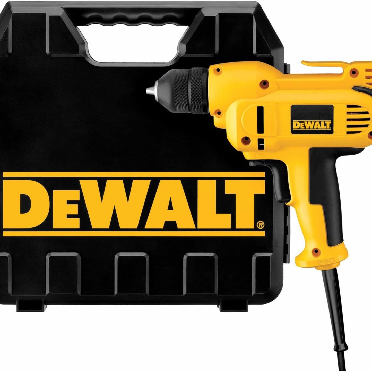DEWALT Drill, 8.0-Amp, 3/8-Inch Corded (DWD115K )