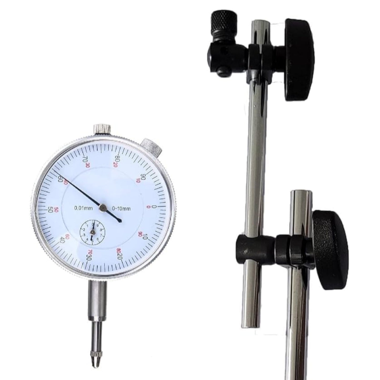 Dial Gauge, 25 mm Travel & 0.01 mm/Div (Make KENCY)