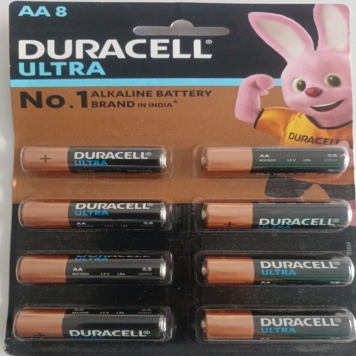 Duracell Ultra AA Alkaline Batteries (Pack of 8) – Long Lasting 1.5V LR6 Batteries for High Power Devices