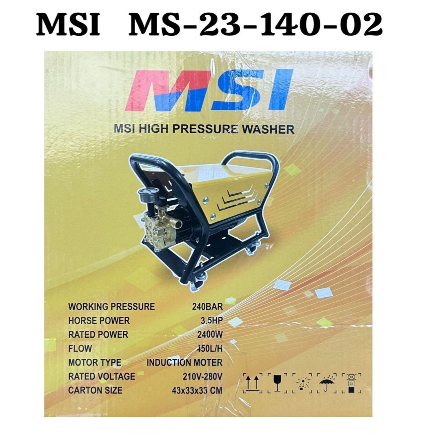 MSI High Pressure Washer (Model: MS-23-140-02)