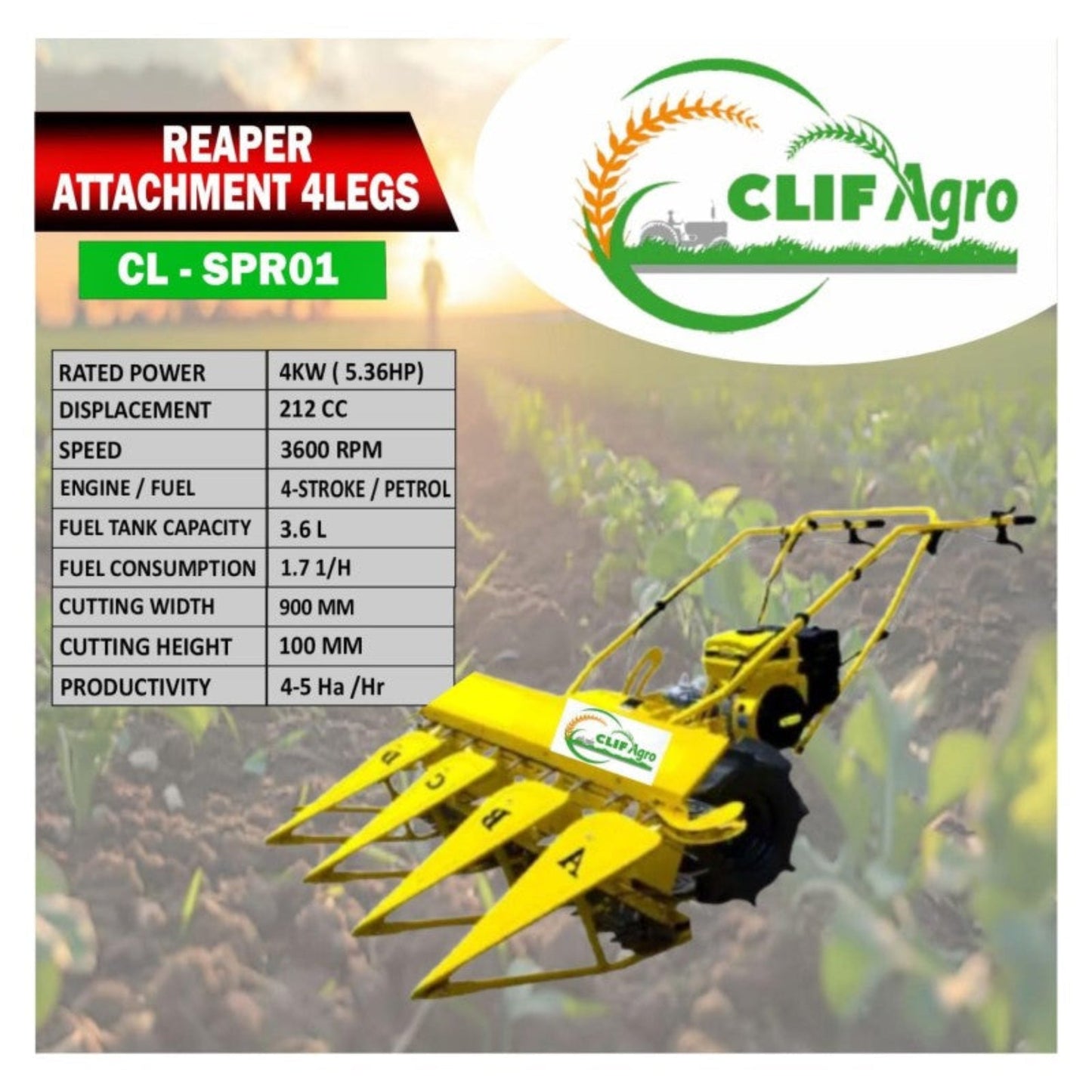 CLIF AGRO REAPER ATTACHMENT (4 LEGS) CL-SPR01