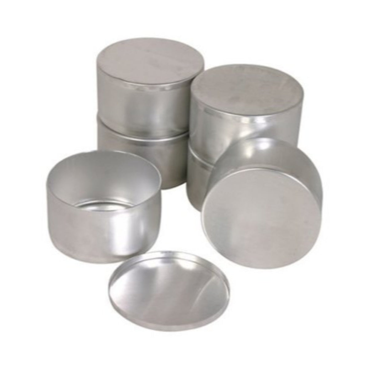 Aluminum Sampling Tin-50 mm Dia, 25 mm Ht.
