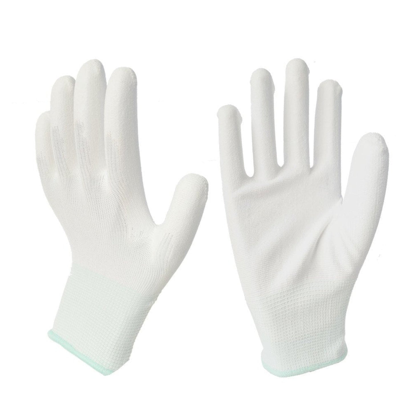 PU white safety gloves