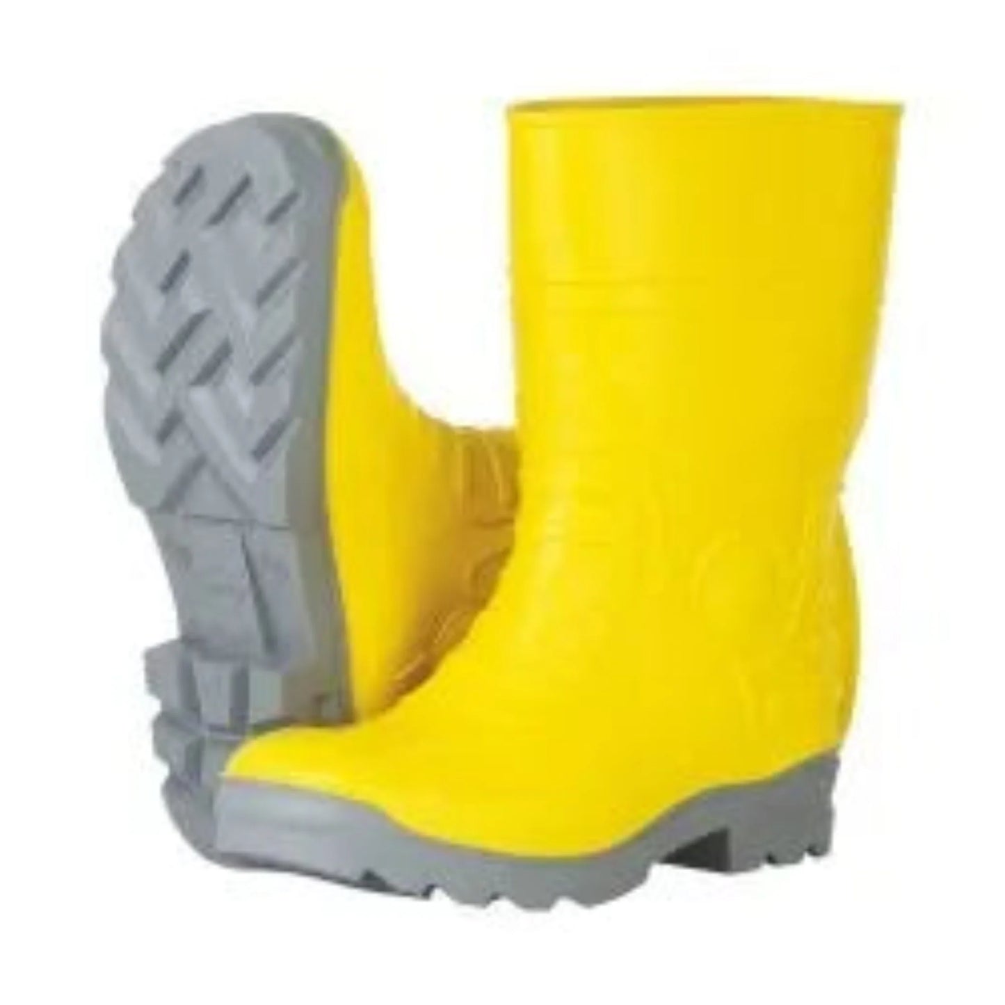 11 Inch Pvc Safety Gumboots Yellow