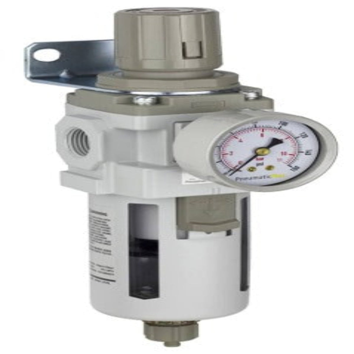 Air Pressure Regulator with Filter & Inbuilt Pressure Gauge | 1/2" NPT(F) | Model 1617/AFT/58