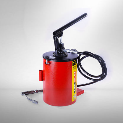 ATS ELGI Hand Operated Grease Pump – 10kg - High-Pressure Manual Grease Bucket for Industrial Lubrication