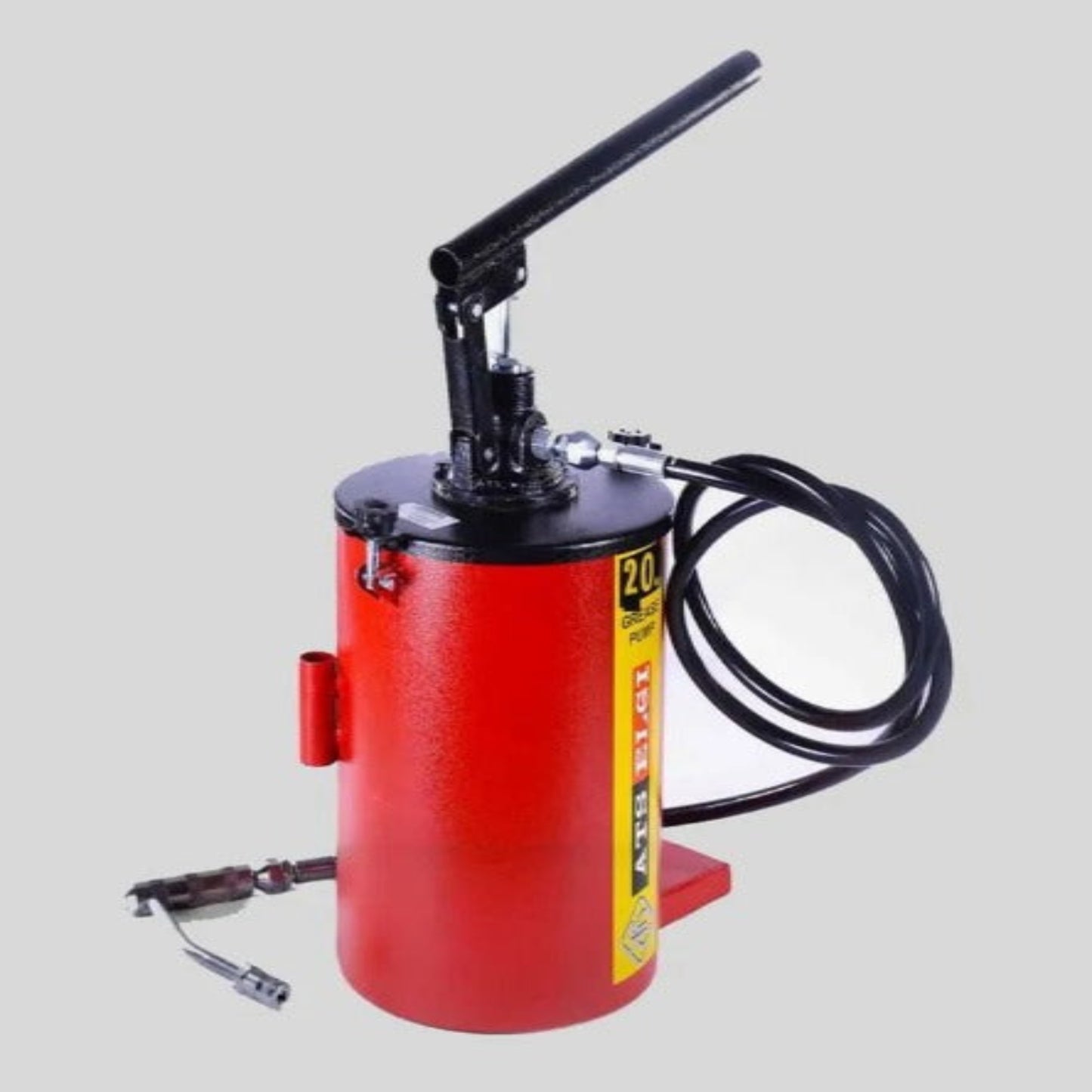 ATS ELGI Hand Operated Grease Pump – 20kg - High-Pressure Manual Grease Bucket for Industrial Lubrication
