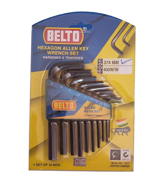 BELTO Hand Tools Allen Key Set