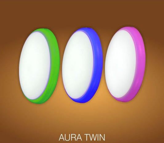 SURYA DOWNLIGHTERS DECORATIVE RANGE 12W+12W AURA TWIN