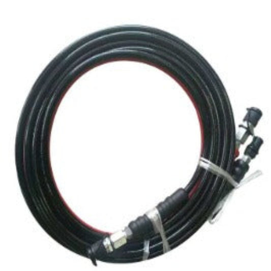 Braided Hose – 3" x 4 Meter | SS Single Braid | 150# Swivel Flange End