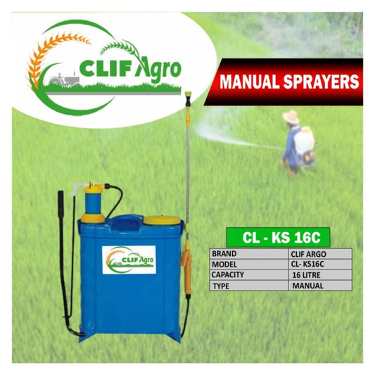CLIF AGRO MANUAL SPRAYER 16 LTRS - CL-KS-16C