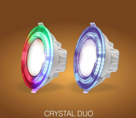 SURYA DOWNLIGHTERS DECORATIVE RANGE 9W+9W CRYSTAL DUO