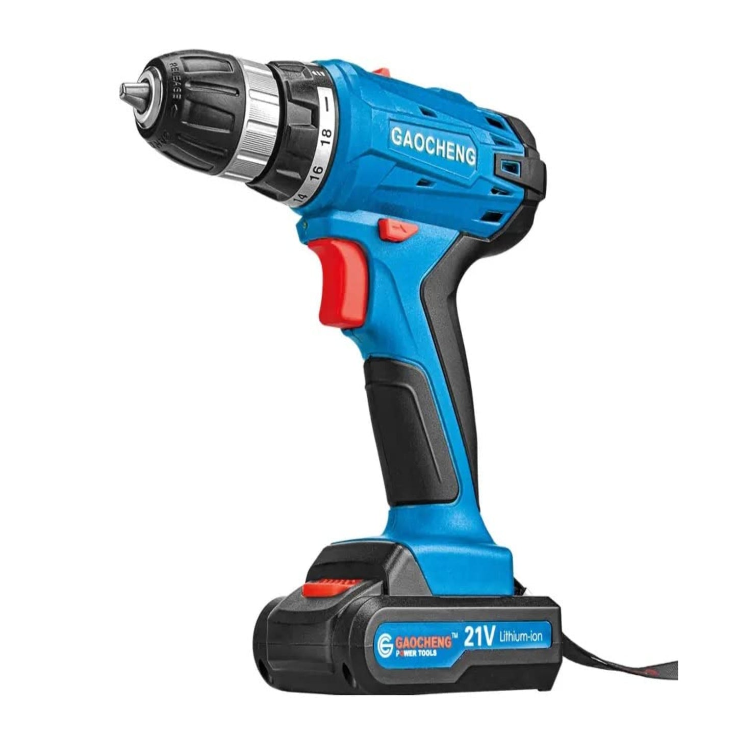 E-Gaocheng 21V Cordless Drill Machine GC-LD21X – Rechargeable Power Drill