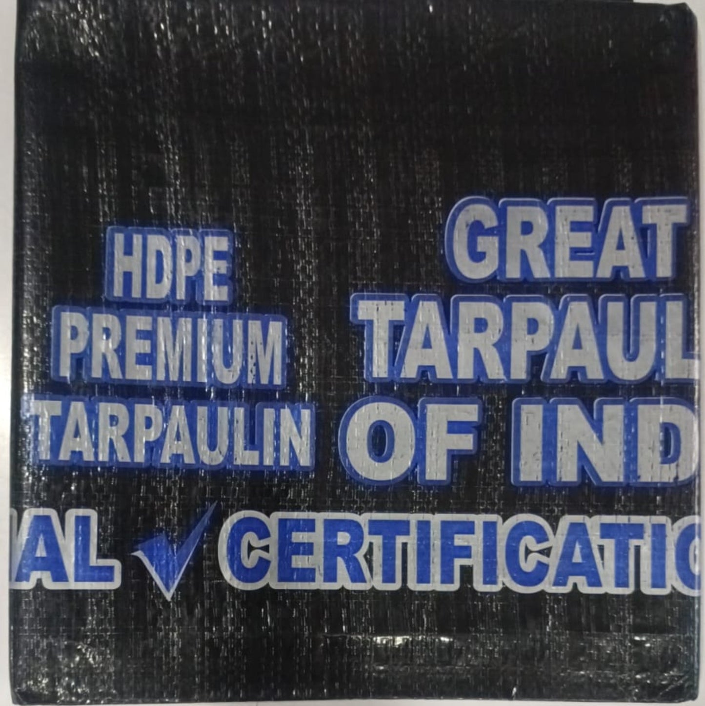 HDPE Tarpaulin – 250 GSM – Black Color