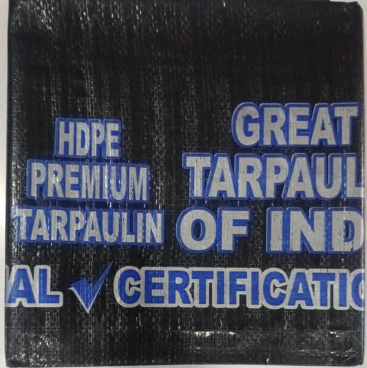 HDPE Tarpaulin – 250 GSM – Black Color
