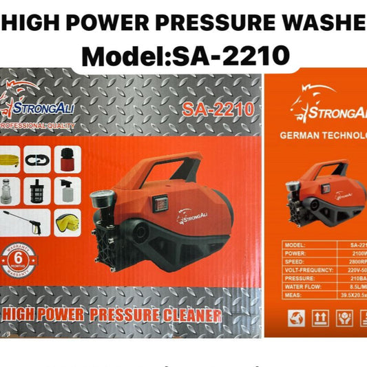Strongali SA-2210 High Power Pressure Washer (2100W, 210 BAR)