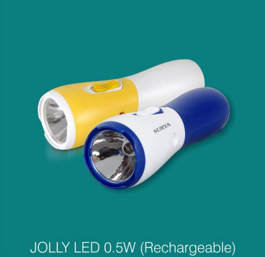 SURYA RECHARGEABLE TORCH 0.5W JOLLY LED TORCH