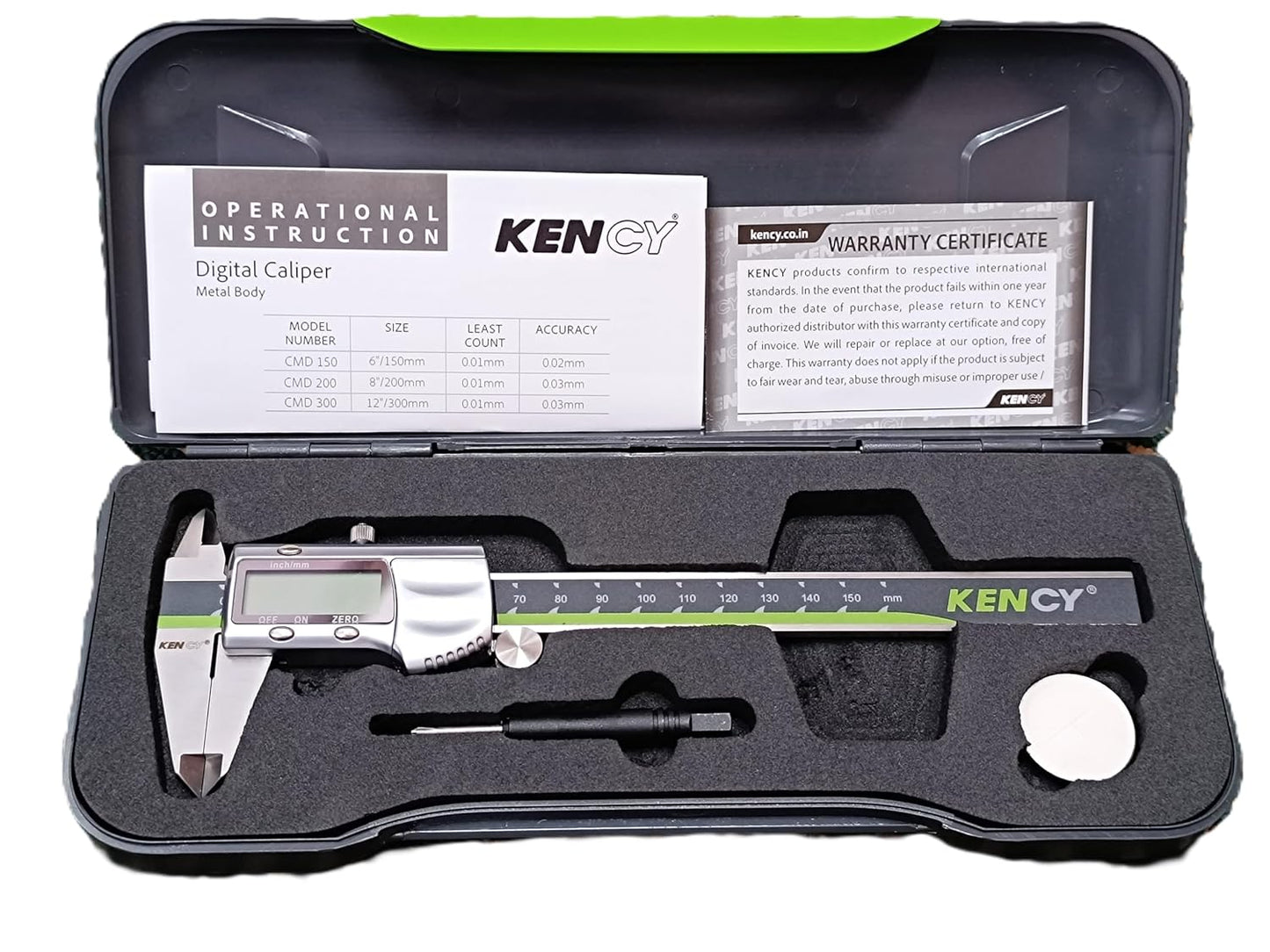 KENCY Digital Vernier Caliper – High-Precision LCD Measurement Tool