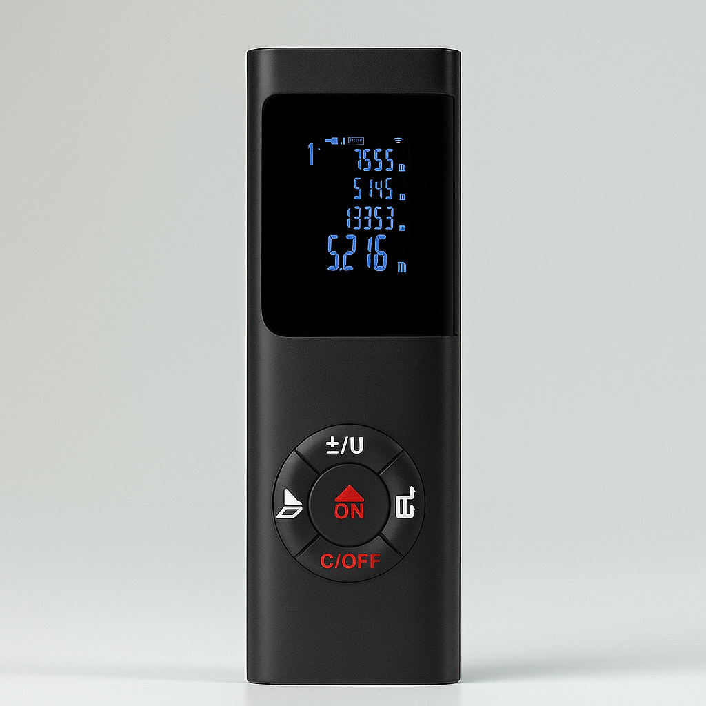 HTC Digital Laser Distance Meter – Precision Measuring Tool for Area & Length
