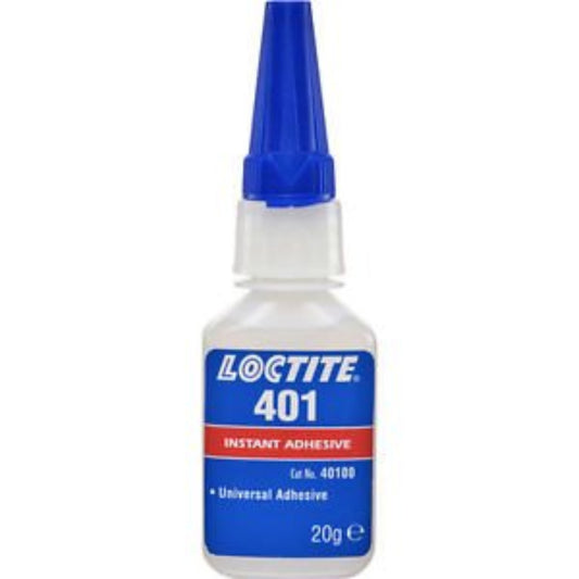 Loctite 401 Instant Adhesive 20 g – Surface-Insensitive Fast Bonding Glue for Multiple Materials