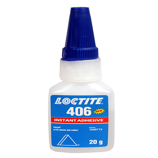Loctite 406 Instant Adhesive 20 g – Low-Viscosity Fast-Bonding Glue for Rubber & Plastics