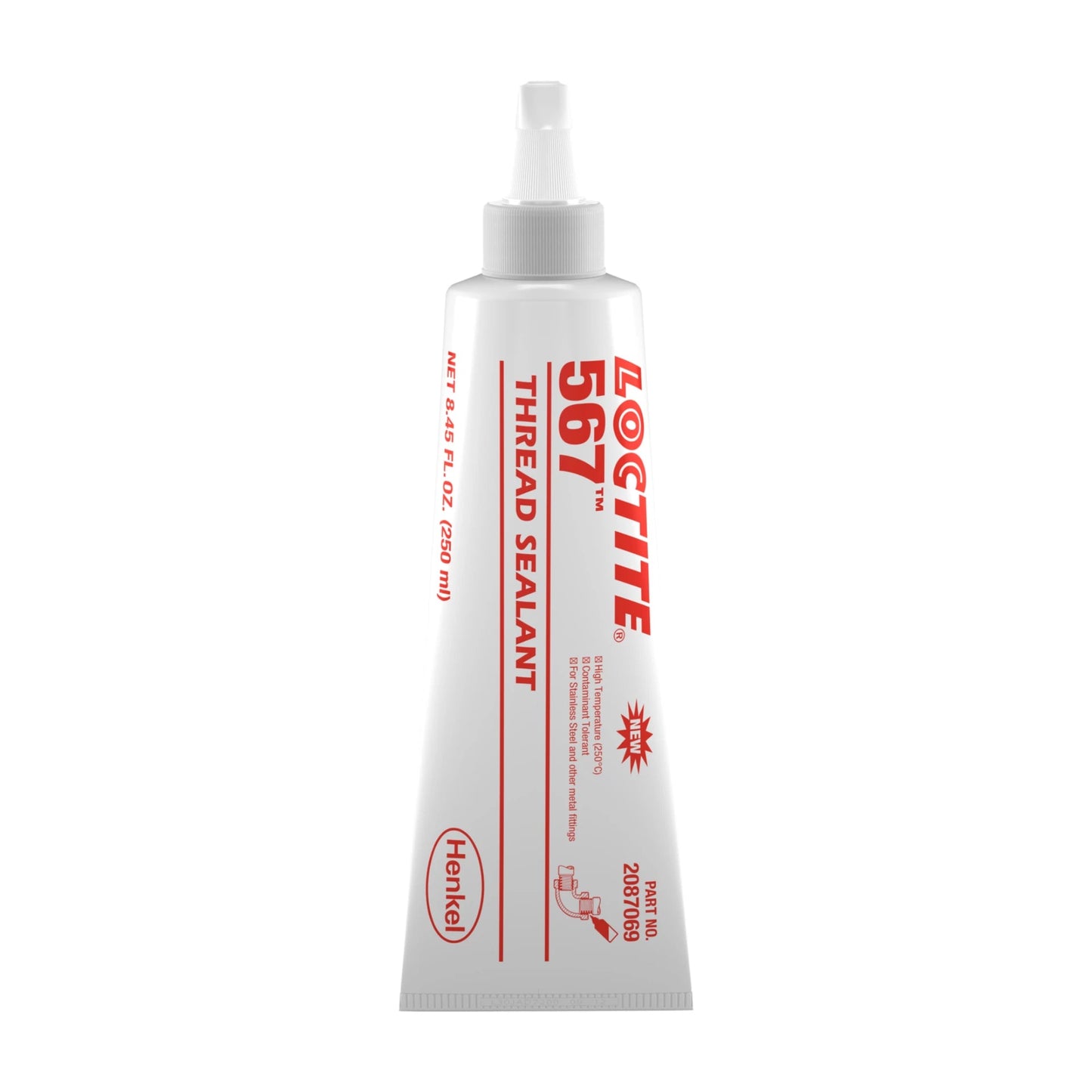 Loctite 567 Thread Sealant 50 ml – High Temperature PST Sealant for Metal Pipe Fittings