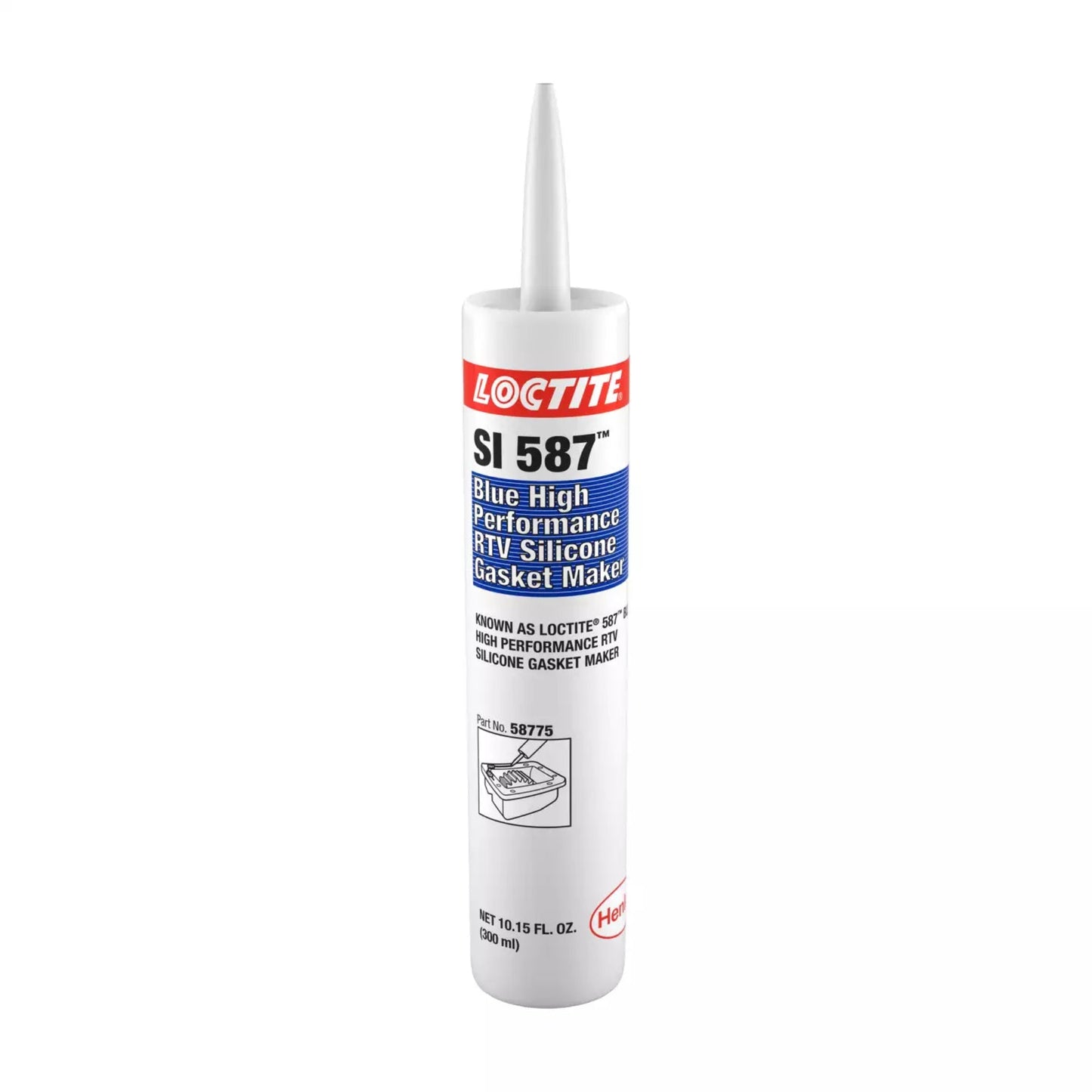 Loctite 587 Blue RTV Silicone Gasket Maker 95 g – High-Performance Oil-Resistant Sealant