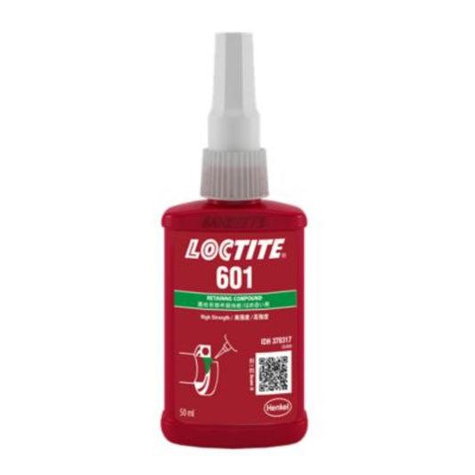 Loctite 601 High Strength Retaining Compound – 50 ml - Ideal for Cylindrical Fitting, Bearings & Bushes