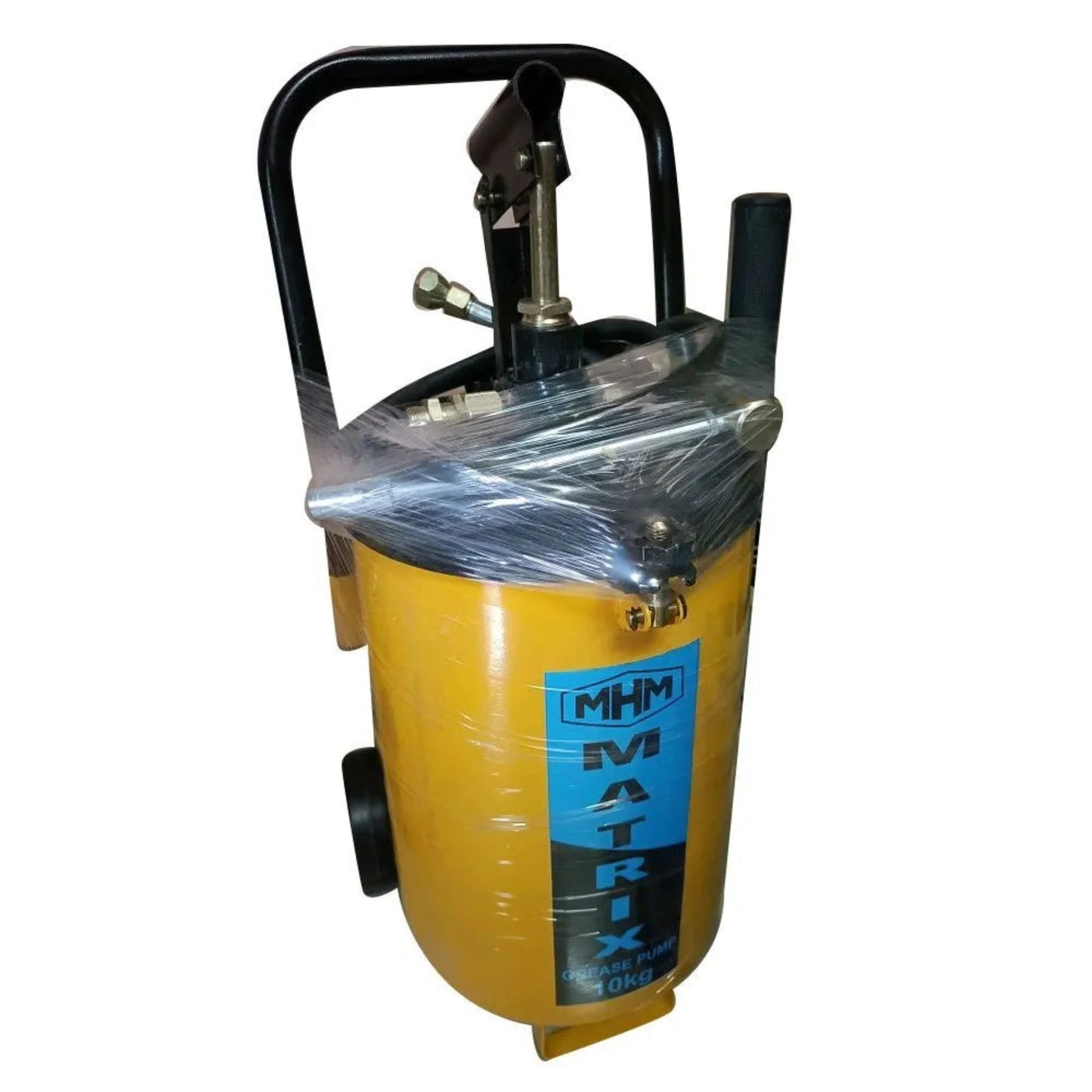 MHM MATRIX 10kg Manual Grease Pump – Heavy-Duty Hand Operated Grease Bucket for Industrial Use