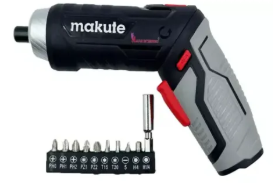 Makute 3.7V Cordless Electronic Screwdriver | Compact DIY Power Tool (3N.m Torque, 250rpm)