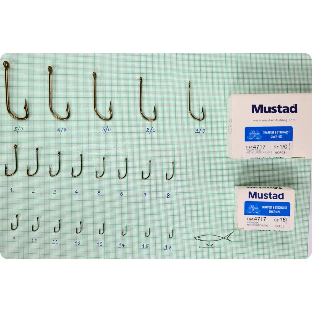 MUSTAD Fishing Hooks Model Name/ Number 4717