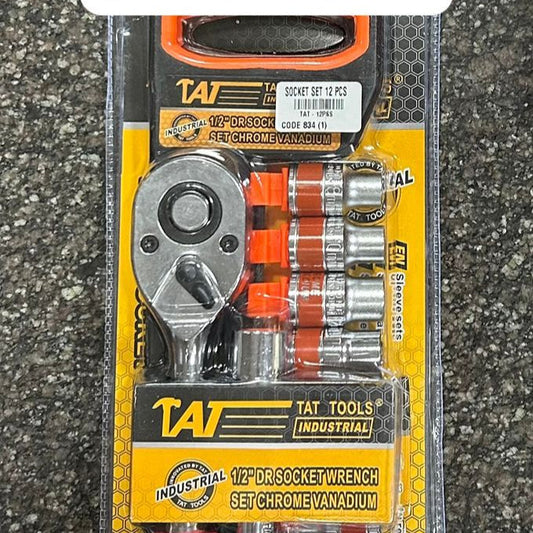 TAT 12-Piece Socket Wrench Set (Model: TAT12PSS)