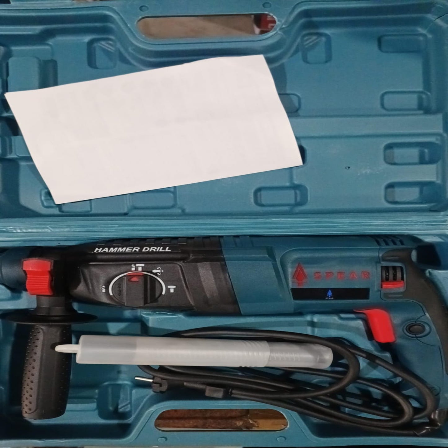 SPEAR 26mm Hammer Drill Machine – Heavy-Duty Rotary Hammer for Concrete, Wood & Metal Drilling