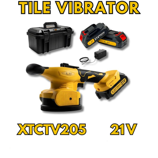 XTCTV205 21V Tile Vibrator – High-Power Cordless Tile Laying Machine | Professional Tile Leveling Tool