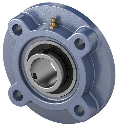 UCFC204 F NBR Round Flange Bearing Unit | 20 mm Bore | 4-Bolt Round Flange Bearing