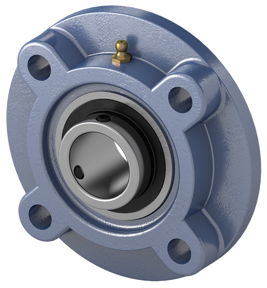 UCFC204 F NBR Round Flange Bearing Unit | 20 mm Bore | 4-Bolt Round Flange Bearing