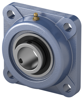 UCF208 F NBR Flange Bearing Unit | 40 mm Bore | 4-Bolt Square Flange Bearing