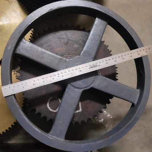 14 Inch 2B V Pulley | Cast Iron Double Groove V-Belt Pulley | Heavy Duty