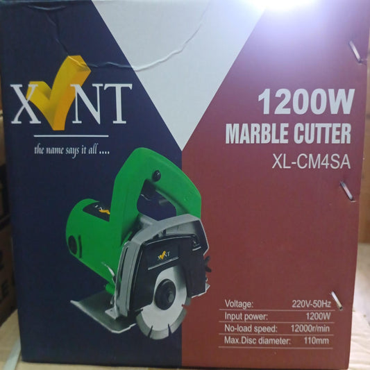 XLNT XL-CM4SA 1200W Marble Cutter | 110mm Heavy Duty Tile & Stone Cutting Machine