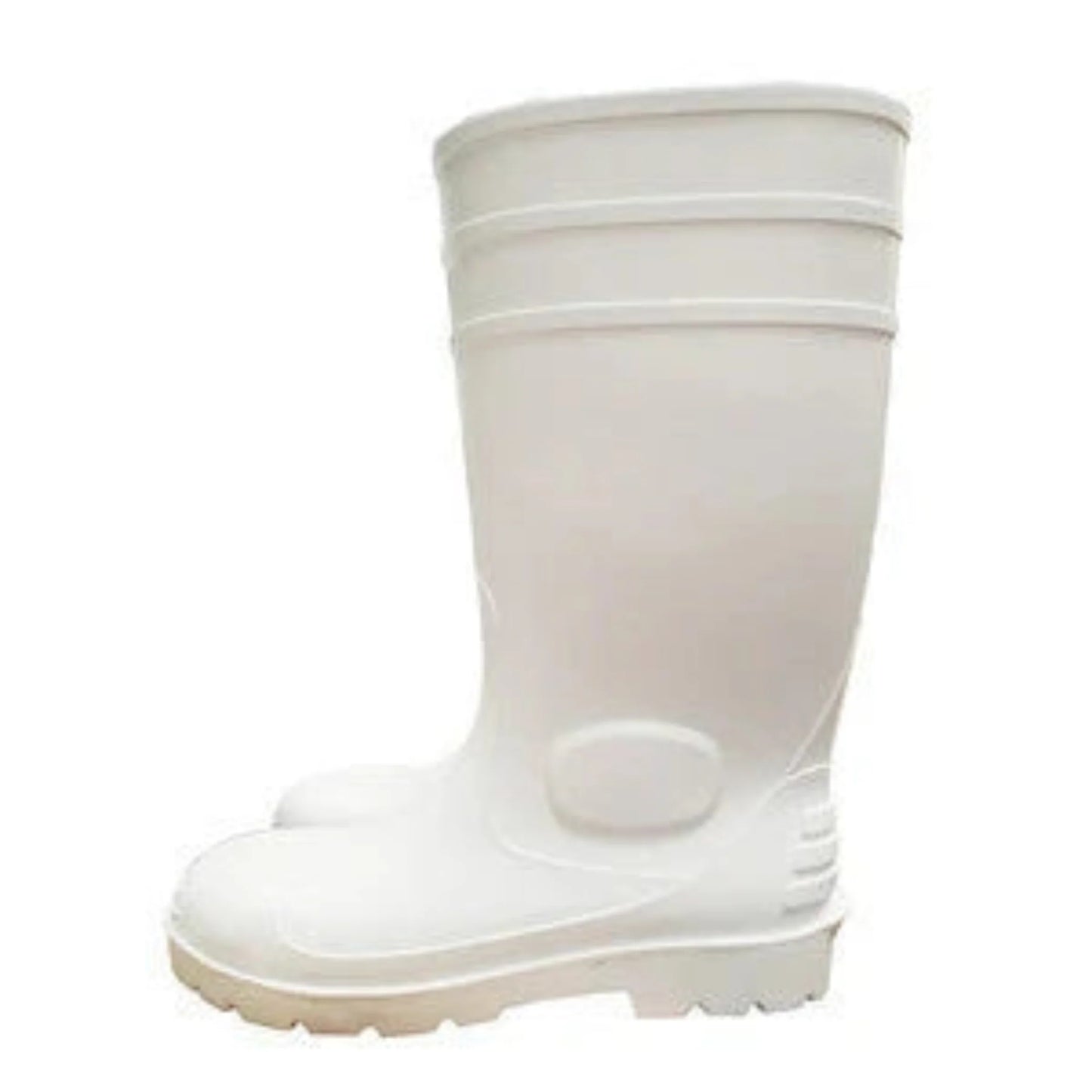 14 Inch Pvc Safety Gumboots White