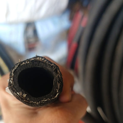 3/4" Food Grade Washing Hose, Sleek Black Color, High-quality Hydraulic Hoses