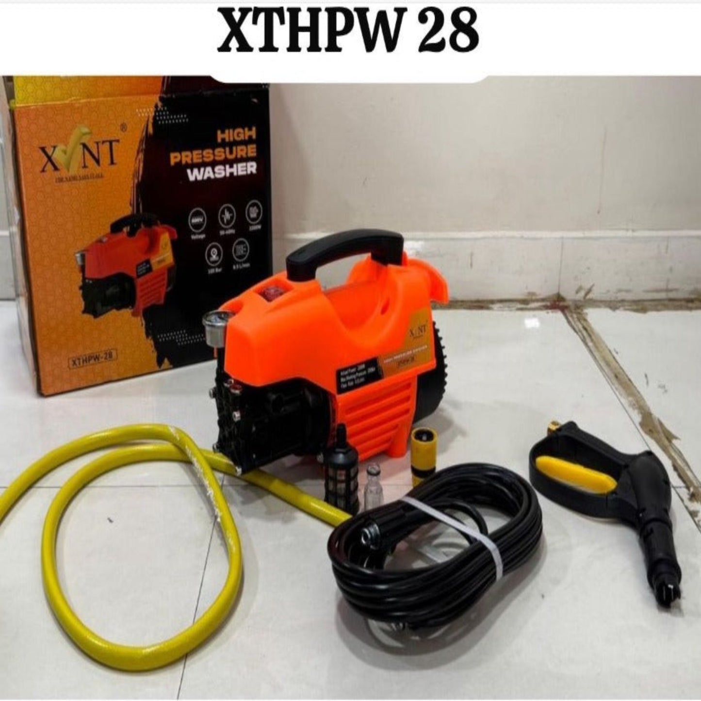XLNT XTHPW 28 High Pressure Washer 2300W – Heavy-Duty Portable Car & Bike Cleaning Machine