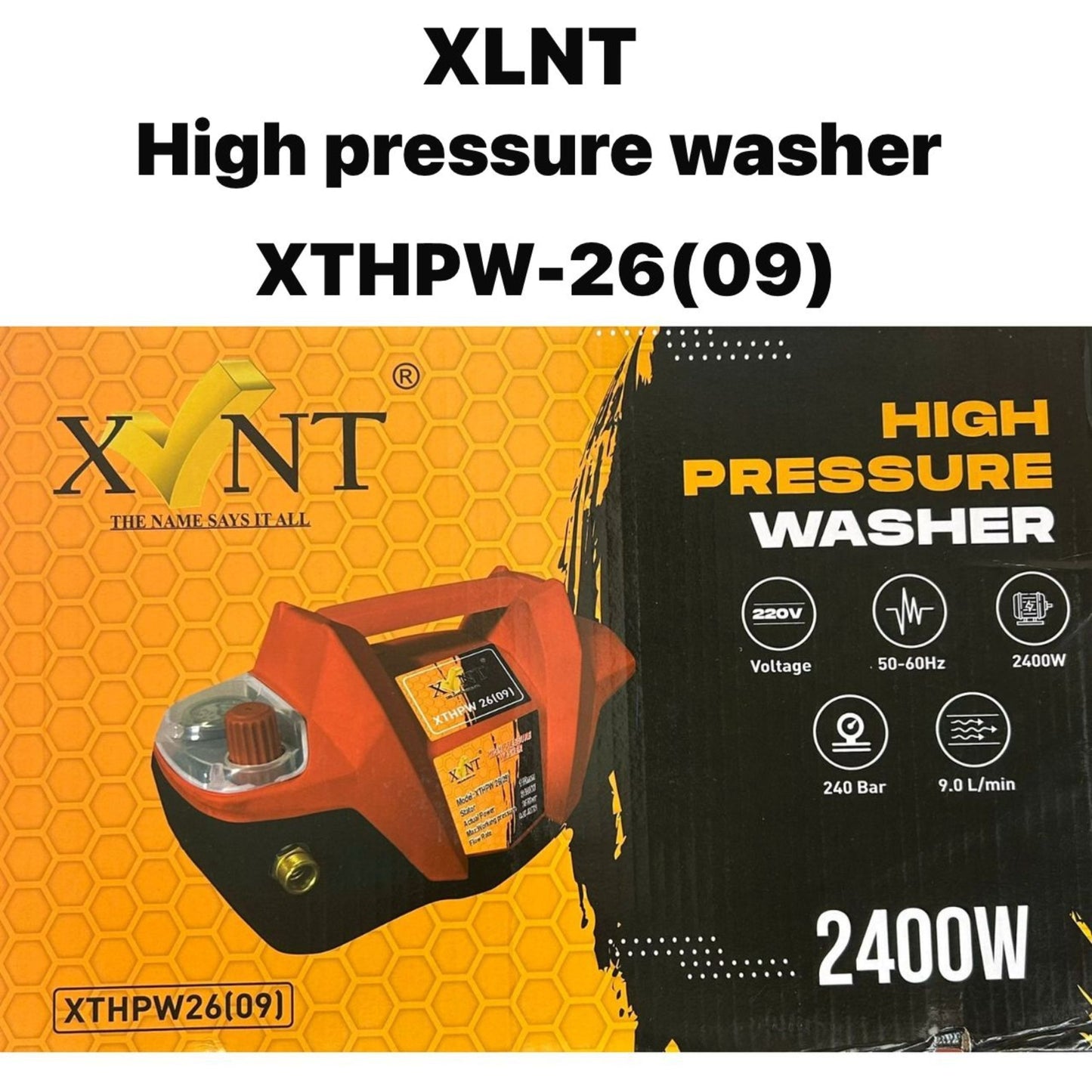XLNT High Pressure Washer – XTHPW-26(09)-240 Bar