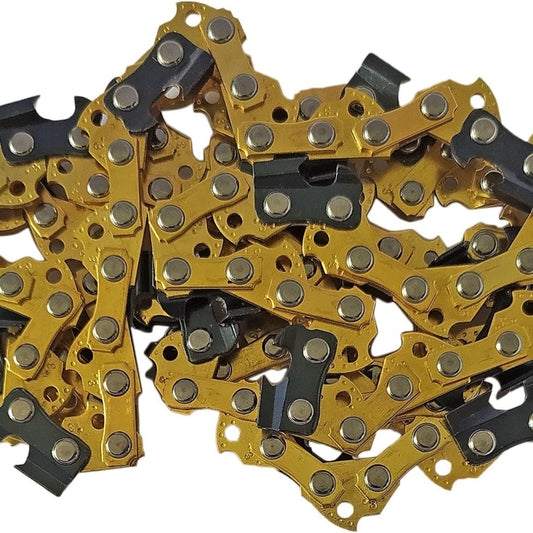 Golden Bullet Gasoline Chainsaw Chain 16" | Heavy-Duty Replacement Saw Chain for Petrol Chainsaws