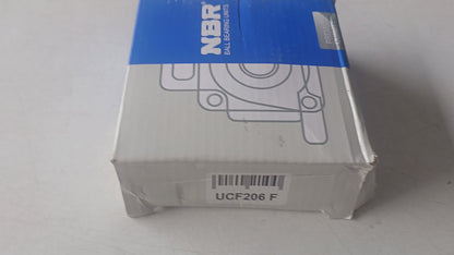 UCF206 F NBR Flange Bearing Unit | 30 mm Bore | 4-Bolt Square Flange Bearing